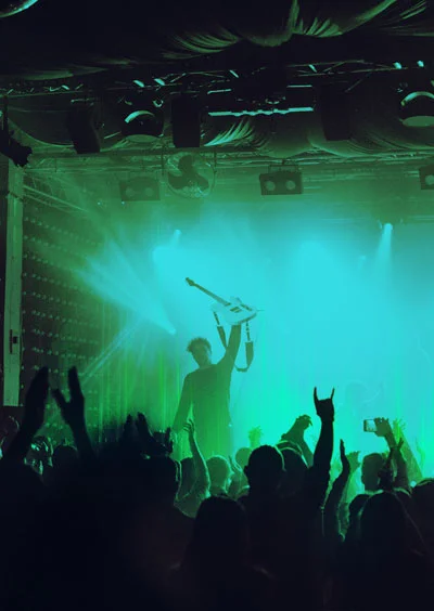 conciertos y showcase interiores